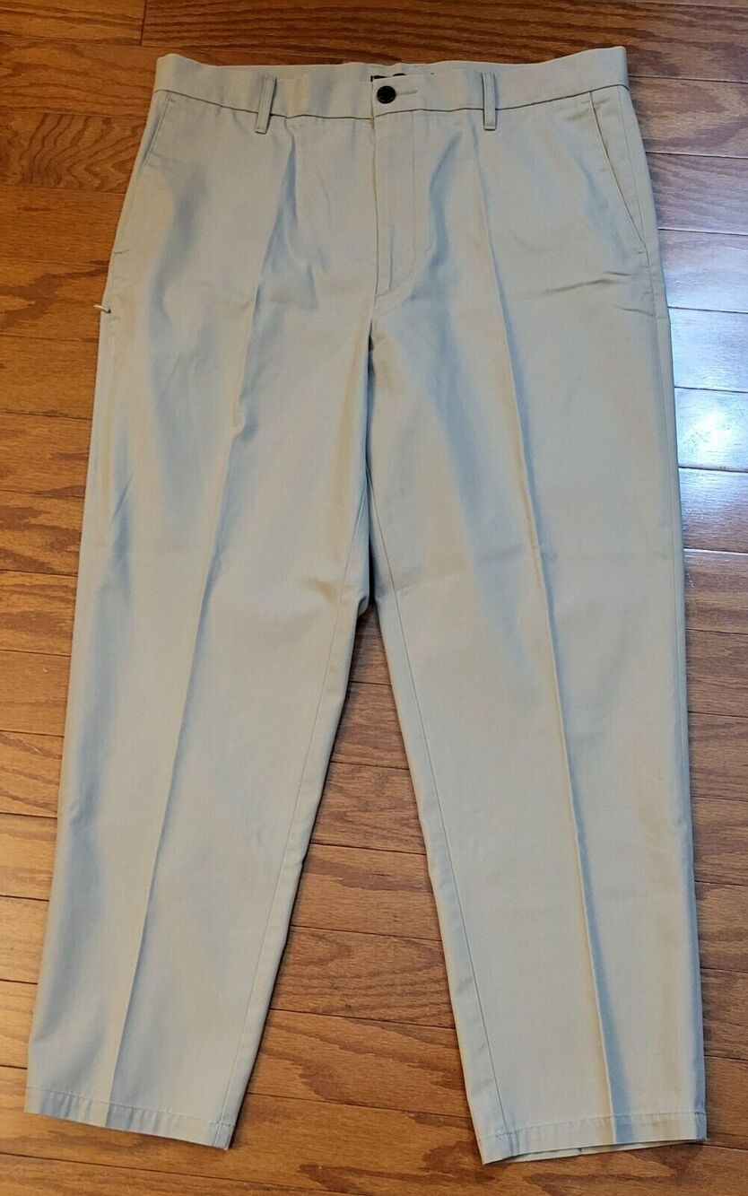 DOCKERS Premium D4 Relaxed Fit KHAKI PANTS Mens 36 X 30